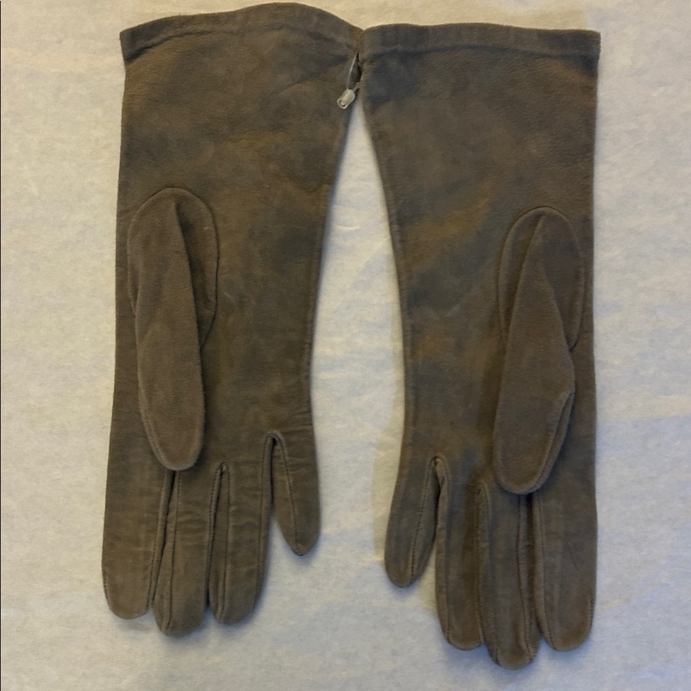 Ann Taylor Women's Suede Gloves in tan